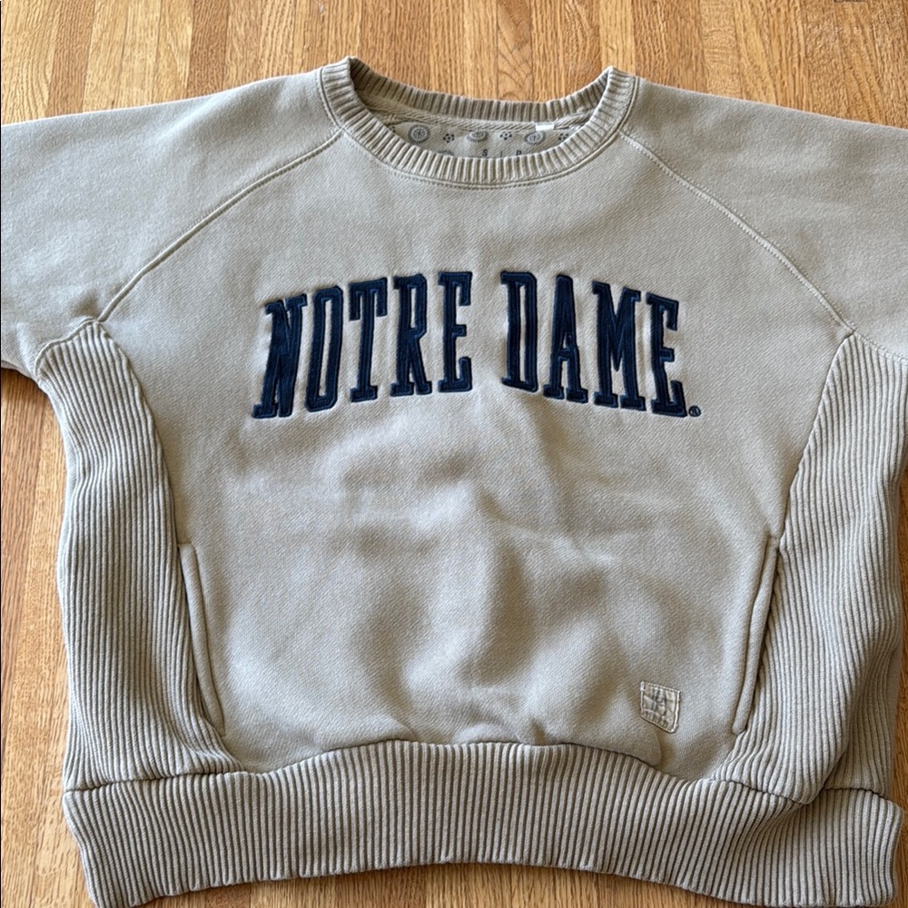 Notre Dame Beige Sweatshirt